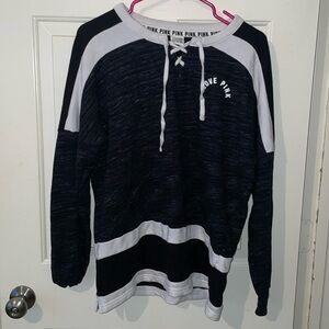 Victoria’s Secret pink logo long sleeve shirt